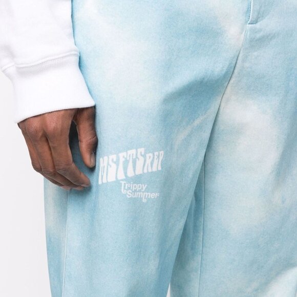 MSFTSrep acid-wash flared trousers - Picture 3 of 5